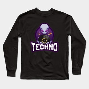 TECHNO - Alien Wax Long Sleeve T-Shirt